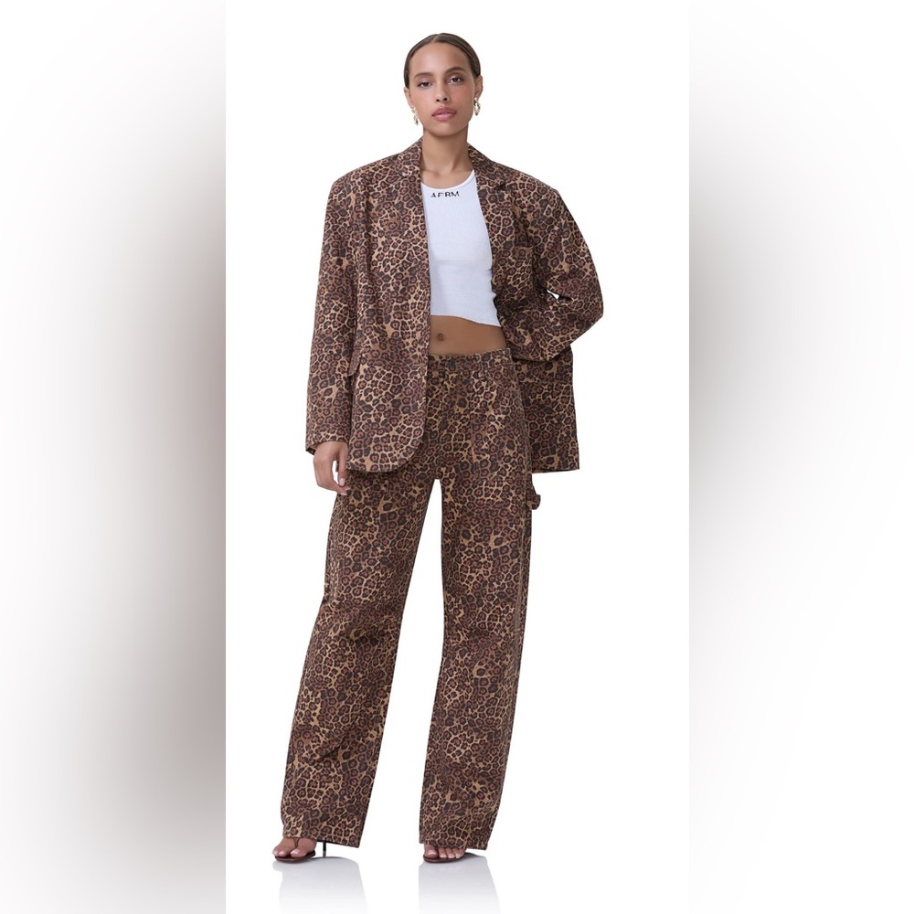 AFRM Joette Blazer Rock Leopard 🐆